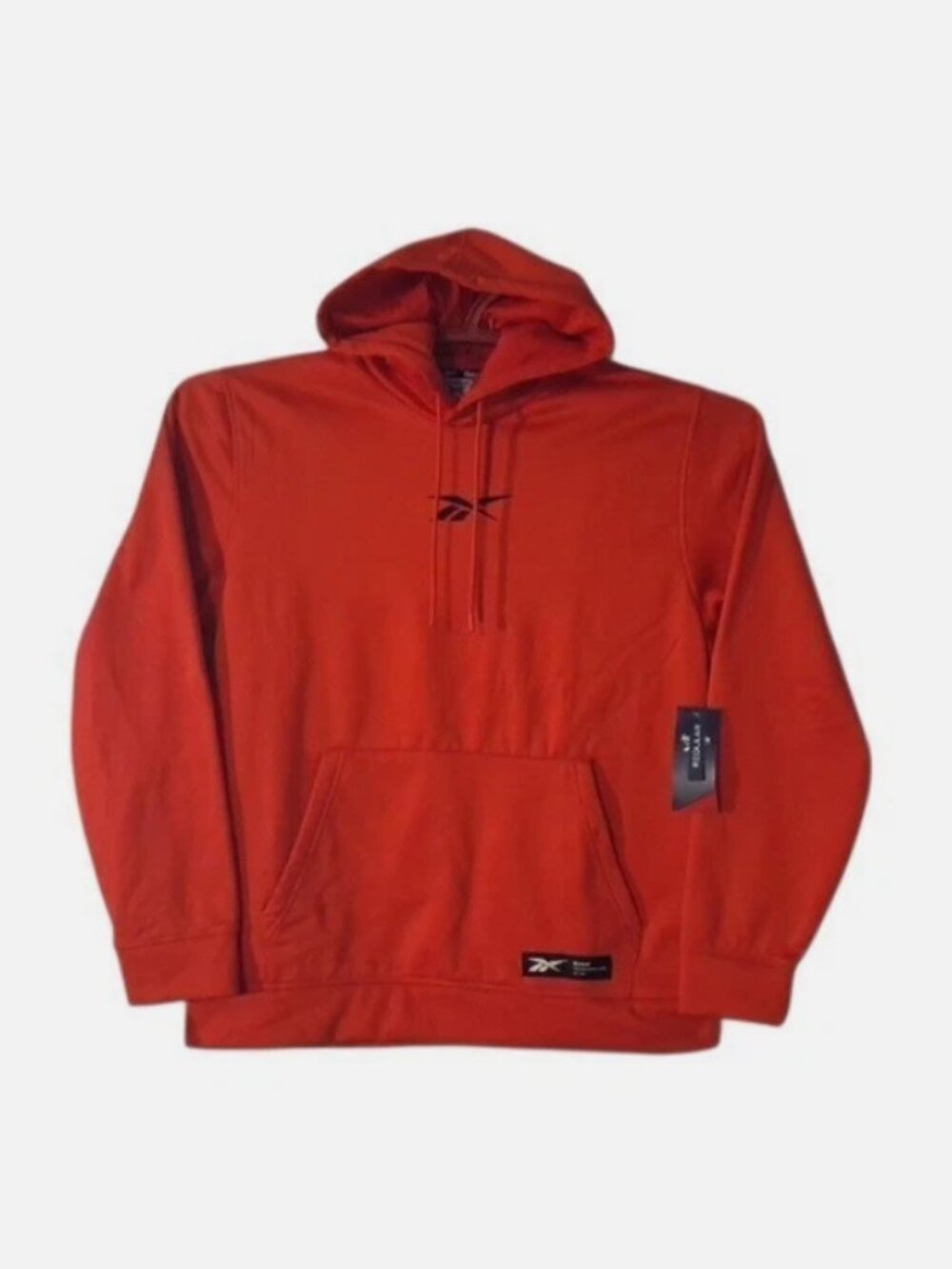 Reebok Men's XL Quantum Hoodie Sweater Fiery Red Performance Athletic NWT